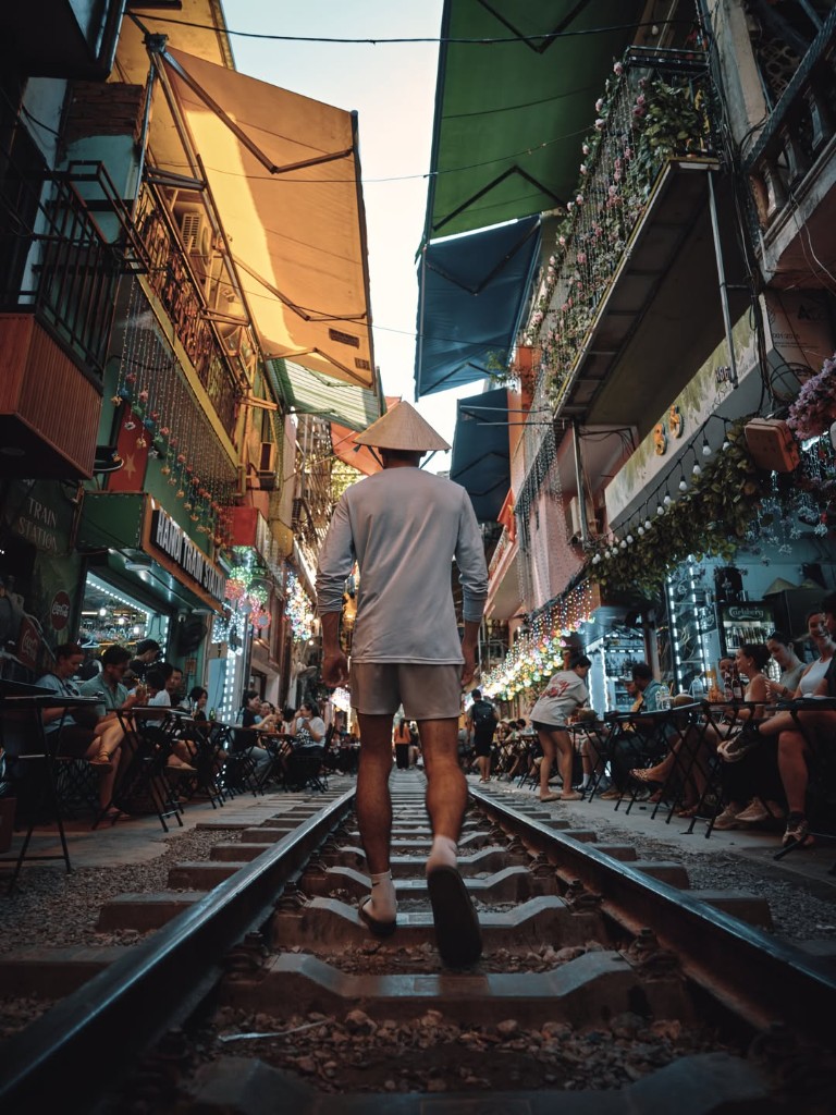 Train Street, Hanoi, Vietnam